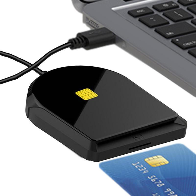 SIM kártya/IC bankchip kártyaolvasó kompatibilis a Windows IOS Linux DOD USB 2.0 Common Access CAC Smart Card olvasóval