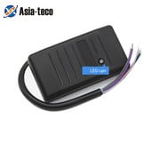 Ūdensizturīgs 125 khz RFID EM ID karšu piekļuves kontroles lasītājs RFID karšu lasītājs Wiegand 26 34 karšu lasītājs LED indikatori drošība