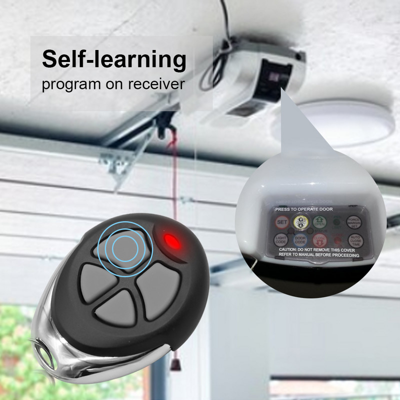 Jaunums oriģinālajai automātiskajai tehnoloģijai PTX4 PTX-4 tālvadības pults zila rozā SecuraCode 433,92 MHz vārtu rullīšu durvis