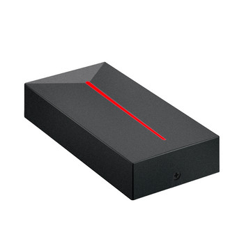 Συσκευή ανάγνωσης ελέγχου πρόσβασης 13,56MHZ/125KHZ Proximity Small Card Reader IP68 Αδιάβροχη συσκευή ανάγνωσης καρτών RFID μεγάλης εμβέλειας Μαύρο χρώμα R6