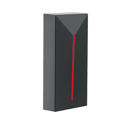 Juurdepääsukontrolli lugeja 13,56MHZ/125KHZ Proximity väike kaardilugeja IP68 veekindel pikamaa RFID-kaardilugeja must värv R6