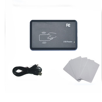 Έλεγχος πρόσβασης 15 τύπων 14443A Smart Card Reader για Mi με διεπαφή USB + μπρελόκ