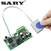 EMID juurdepääsu juhtimisplaat 125KHZ RFID Sisseehitatud juhtplaat DC12V Tavaliselt avatud juhtplaat