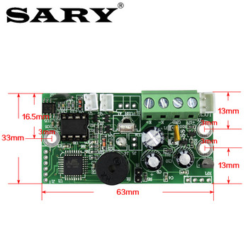 EMID Платка за контрол на достъпа 125KHZ RFID Вградена контролна платка DC12V Нормално отворена контролна платка