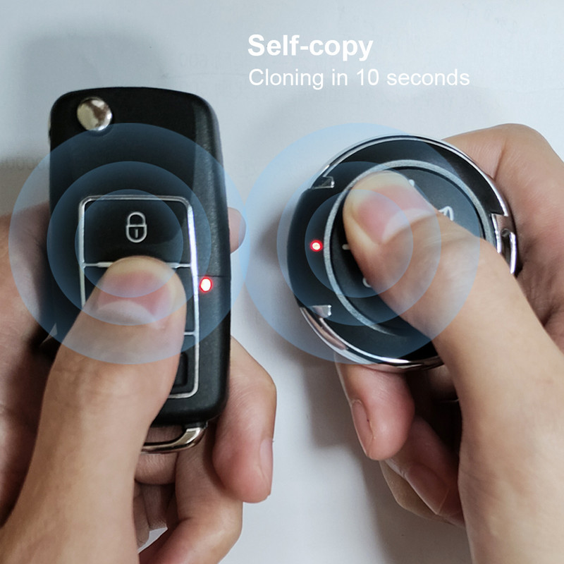 Līdzīgi kā automašīnas tālvadības pults 433.92MHZ kopēšanas klona nomaiņas tālvadības pultis Controller Duplicator for Cars Home Garage Gate Door 433