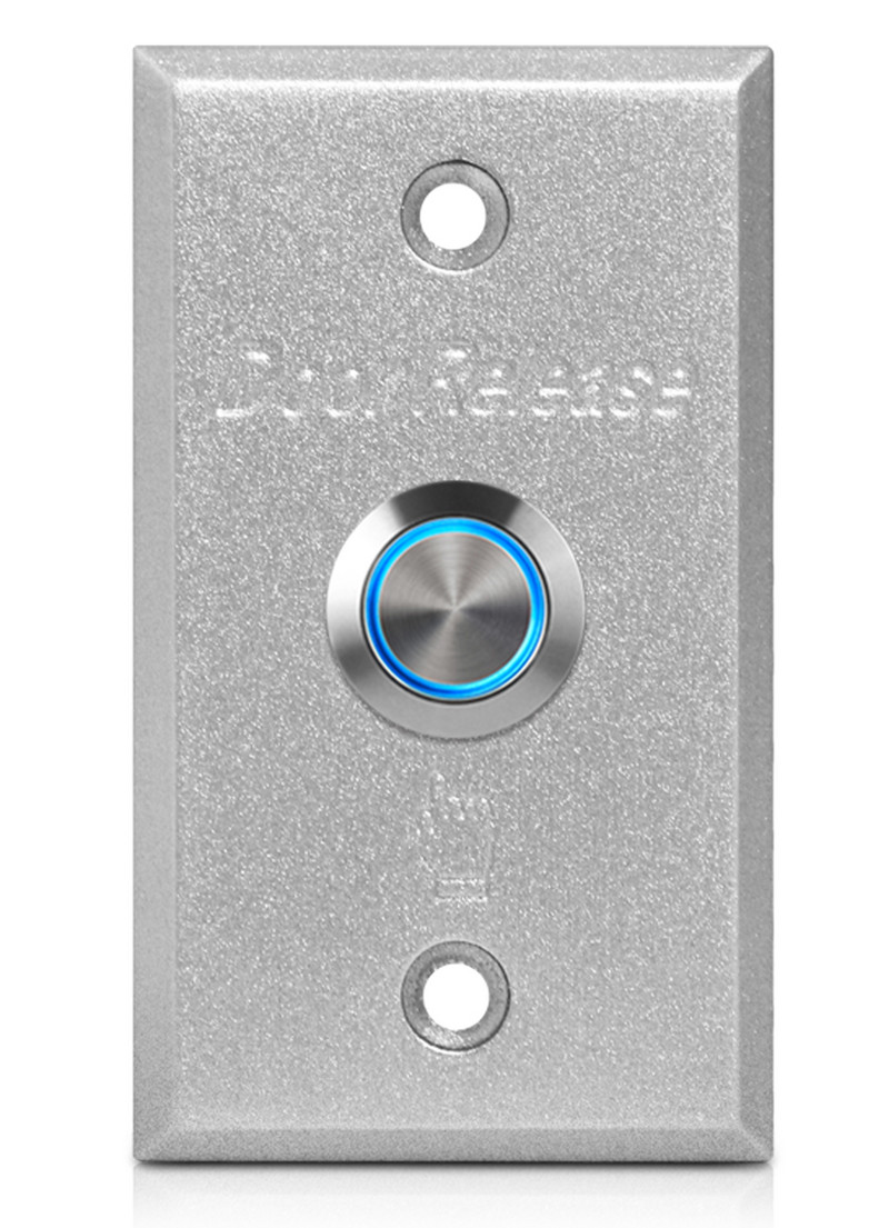 86 * 50 mm Aliuminio lydinio mygtuko jungiklio išėjimo mygtukas Durų atleidimas, skirtas durų spynos prieigos kontrolės vartų atidarytuvui