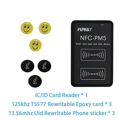 Rfid Nfc Pm5 Smart Chip kaardilugeja 13,56 MHz sildipaljundusseade 125 khz märk CUID FUID võtmekirjutaja Ic Id programmeerija kloonkopeerija
