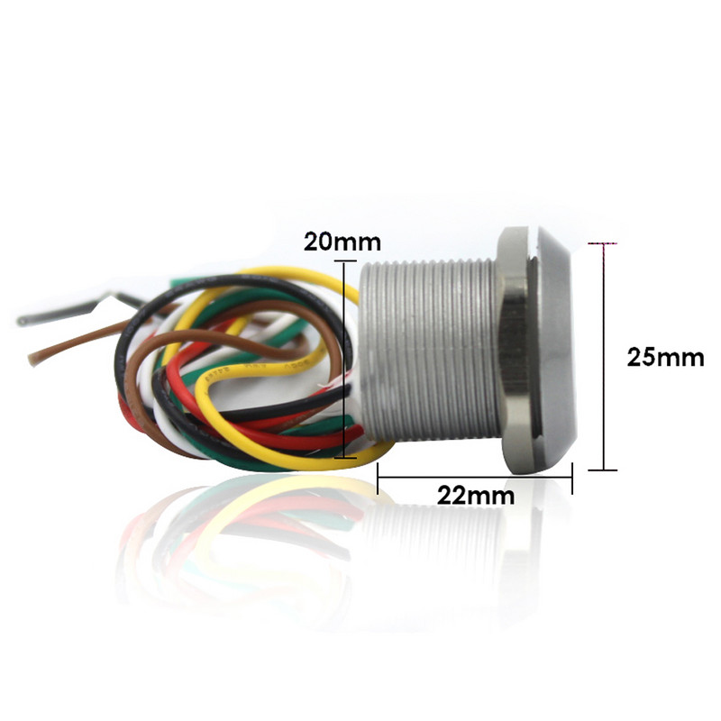 Čitač RFID kartica Mali mini, novi metalni uređaj za kontrolu pristupa IP65, vodootporan 13,56 MHZ mikro čitač kartica za kontrolu pristupa s WG26 / 34