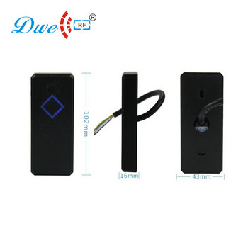 DWE CC RF Security & Protection контрол на достъпа 125khz em id wiegand 26 wiegand 34 rfid четец 12V