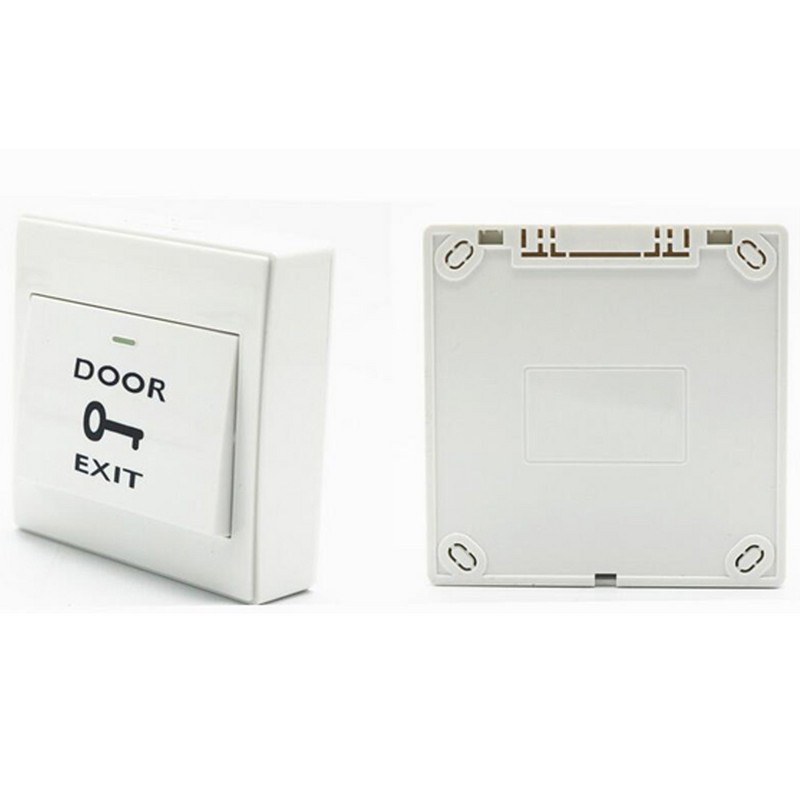 86 mm alalisvoolu 12 V suruväljapääsu vabastusnupplüliti koos nupukarbiga uksele juurdepääsu juhtimissüsteemi plastpaneeli nupp