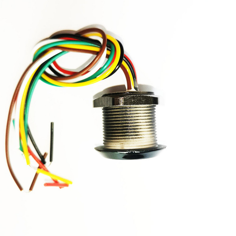 Bezmaksas piegāde ar 125Khz RFID saderīga EM Marine Small Mini karte wiegand26 ID lasītājs +1 gab EM4100 atslēgu piekariņi