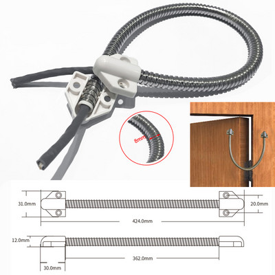 Примка за врата Електрическа неръждаема стомана Открита защитна втулка за контрол на достъпа Кабелна линия за контролна ключалка Ключалка на вратата