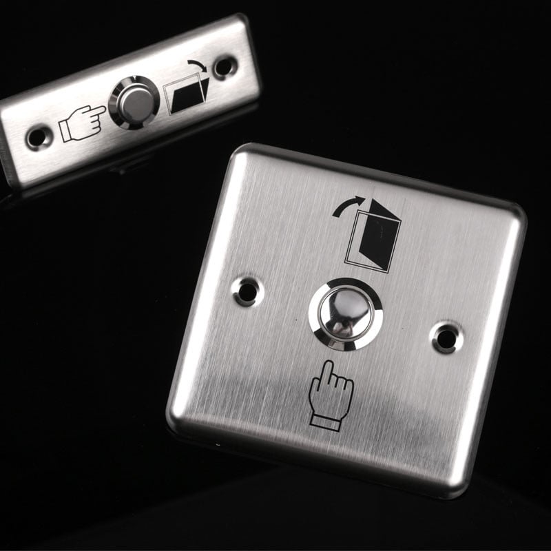 Gumb za izlaz od nehrđajućeg čelika Prekidač za otvaranje senzora vrata Otpuštanje za magnetsku bravu Kontrola pristupa Sigurnosna zaštita doma