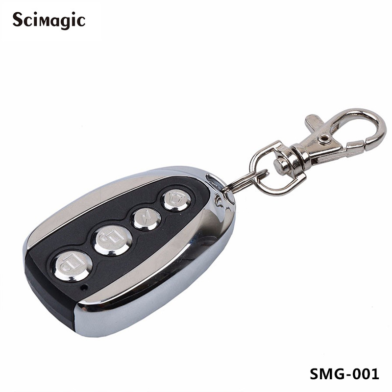 Scimagic Remote Control Cloning Gate Garage Door Car Alarm Products Keychain 433 Mhz Gate Control Fixed Code 433.92MHz
