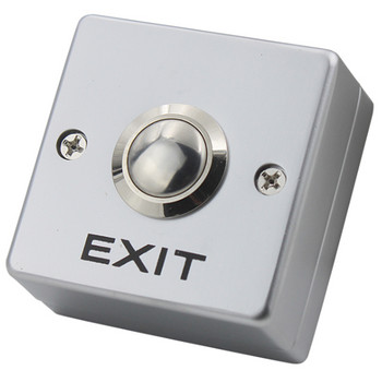 DC12V бутон за излизане от цинкова сплав Изходен бутон за изходен превключвател за система за контрол на достъпа до врата Изходен бутон за освобождаване Превключвател за отваряне на входна врата