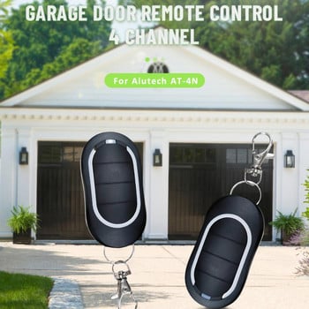 Για Alutech AT-4N Gate Remote Control Barrier 433MHz Δυναμικός κωδικός Γκαραζόπορτα Πομπός εντολών ελέγχου πύλης μπρελόκ