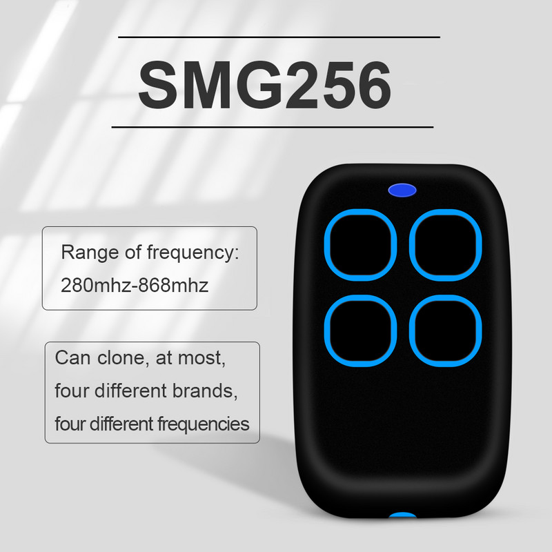 SEA HEAD,SMART-3,COCCOMELLA,SMART DUAL ROLL Garažo nuotolinio valdymo pultas 280-868MHz daugiadažnis durų atidarytuvo riedėjimo kodas