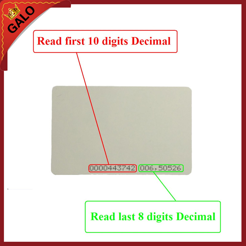 USB RFID ID bezkontakta tuvuma viedkaršu lasītājs EM4001 EM4100 Windows 125khz