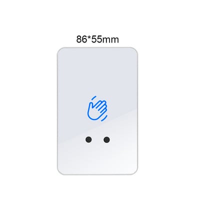 Érintkezés nélküli érintésmentes érzékelő kilépési kapcsoló indukciós típusú kioldó gombos kapcsoló hozzáférés-vezérlés DC12V/24V LED-del