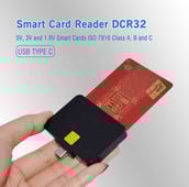 Bezmaksas SDK kontaktpersona MPOS mobilā tālruņa karšu lasītājs DCR32