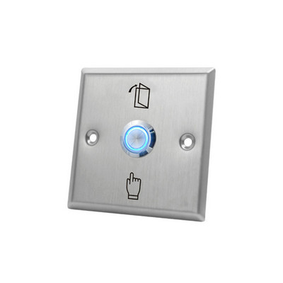 Háttérvilágítás, rozsdamentes acél kilépő gomb nyomókapcsoló DC 12V ajtó érzékelő nyitó kioldó gomb a beléptető rendszerhez