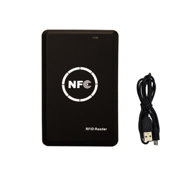 RFID Copier Duplicator 125KHz Key Fob NFC Smart Card Reader Writer 13,56MHz Encrypted Programmer USB UID T5577 EM4305 Cards Tags