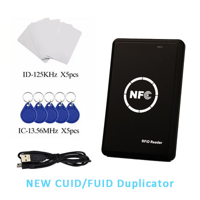 RFID fotokopirni uređaj Umnožavanje 125KHz privjesak za ključeve NFC čitač pametnih kartica pisač 13.56MHz šifrirani programator USB UID T5577 EM4305 oznake kartica