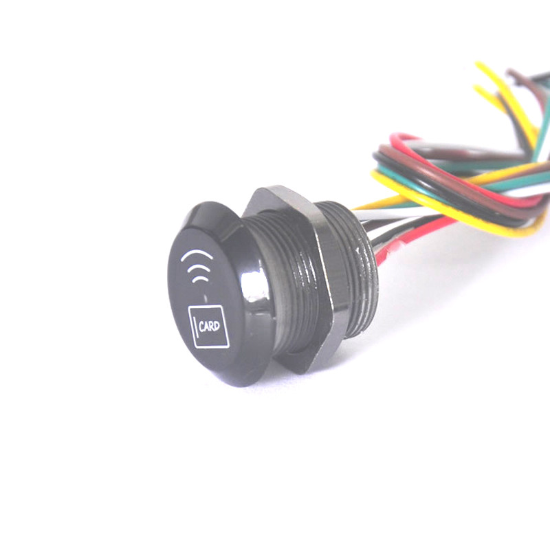 Mini RFID Proximity Black Reader, atsparus vandeniui 125Khz 13.56MHz kortelė Wiegand26, skirta prieigos kontrolės sistemai