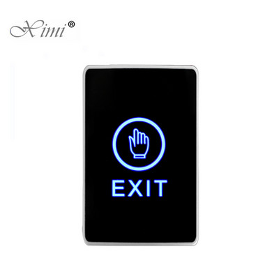 86 * 50 mm aizmugurgaismojuma skāriena izejas poga Infrasarkanais bezkontakta durvju atvēršanas slēdzis piekļuvei vadības sistēmai ar LED indikatoru