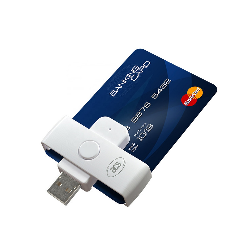 ROHS draivera USB EMV ISO 7816 viedkaršu lasītājs ACR39U-N1