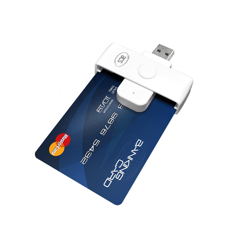 ROHS draivera USB EMV ISO 7816 viedkaršu lasītājs ACR39U-N1