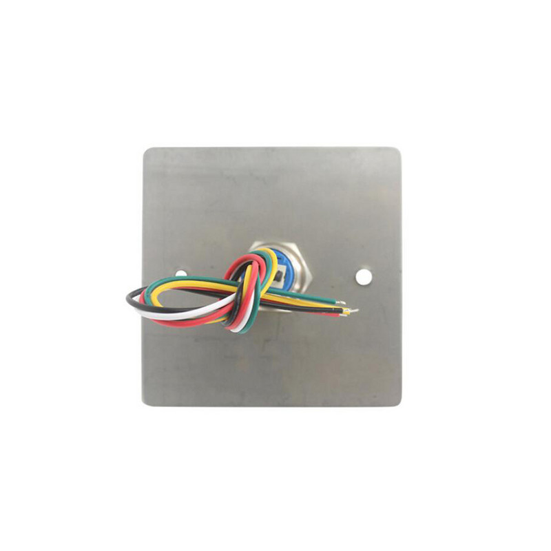 LED nerūsējošā tērauda fona apgaismojuma izejas poga Durvju piekļuves kontroles sistēmas komplekts NC NO COM Durvju bloķēšanas piekļuves kontroles sistēmai