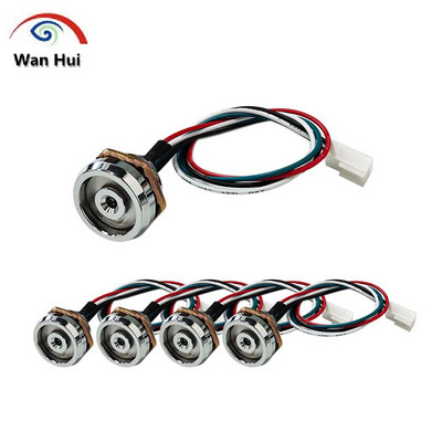 5Pcs DS9092 TM Probe, Zinc Alloy, iButton Probe, Reader with LED συνοδεύονται από 5 τεμ. TM1990A F5 Keys for Home Access Control System