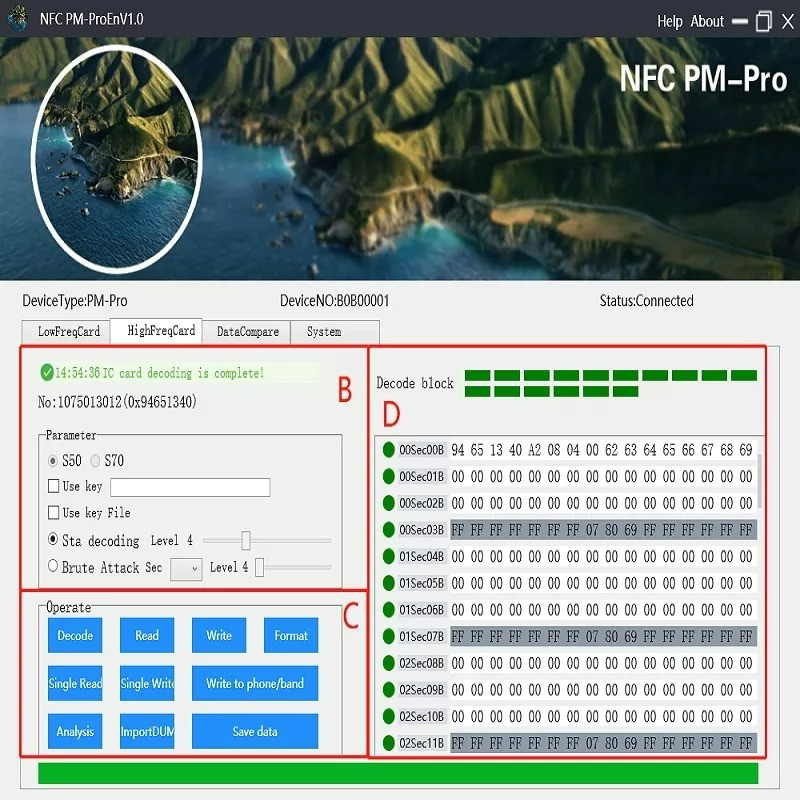 NFC Pro RFID Smart Chip koopiamasin IC/ID võtmelugeja 125Khz T5577 märgikaardikirjutaja 13,56Mhz CUID märgi dekodeerimine kloonide paljundusseade
