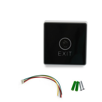 Превключвател за освобождаване на бутон за изход с докосване със синя светлина за система за контрол на достъпа за защита на сигурността на дома