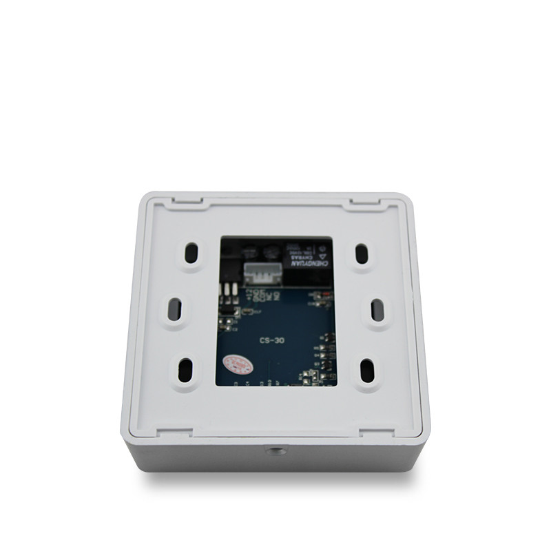 Pieskarieties izejas pogas atlaišanas spiedslēdzim ar zilu gaismu piekļuves kontroles sistēmai mājas drošības aizsardzībai