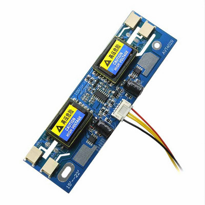 4 Lamp Universal High Pressure Board CCFL Inverter Small Mouth 10V-29V Output For 15-22 Inch LCD Display Monitor