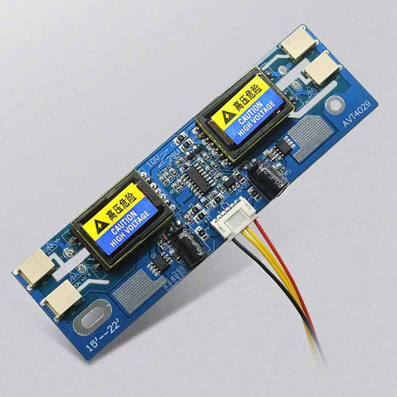 4-lambiline universaalne kõrgsurveplaat CCFL-inverter väikese suuga 10V-29V väljund 15-22-tollise LCD-ekraaniga monitori jaoks