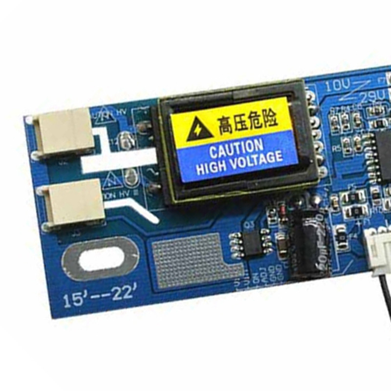 4-lambiline universaalne kõrgsurveplaat CCFL-inverter väikese suuga 10V-29V väljund 15-22-tollise LCD-ekraaniga monitori jaoks
