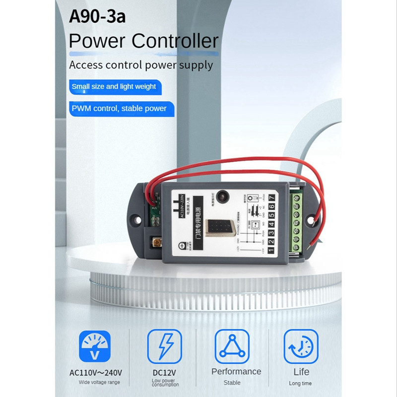 12V3A durvju slēdzenes barošanas avots 3A piekļuves kontroles transformatora jaudas kontrolieris