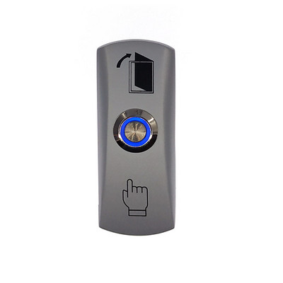 Buton de ieșire cu lumină LED pentru controlul accesului Material din aliaj de zinc Ușa cutiei de jos Împingeți butonul de eliberare a ușii de ieșire