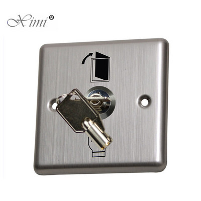 Najlacnejšie nerezové výstupné tlačidlo 86 Kovové ovládanie prístupu Uvoľňovacie tlačidlo výstupného tlačidla Východový spínač s LED a kľúčom