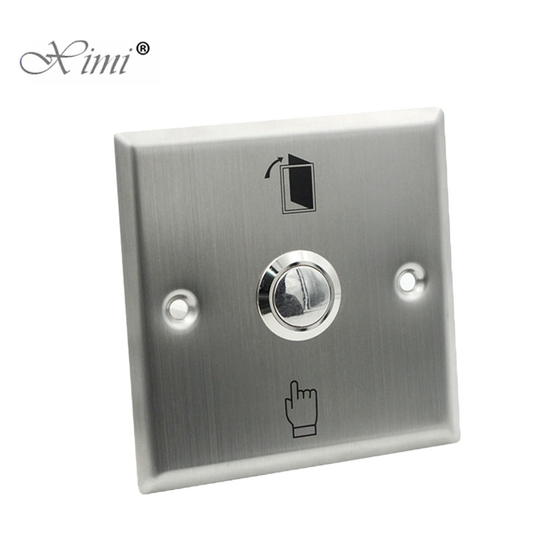 Najlacnejšie nerezové výstupné tlačidlo 86 Kovové ovládanie prístupu Uvoľňovacie tlačidlo výstupného tlačidla Východový spínač s LED a kľúčom