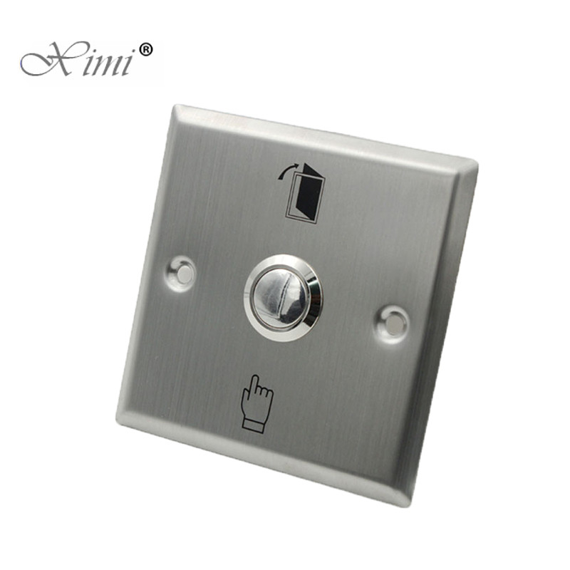 Najlacnejšie nerezové výstupné tlačidlo 86 Kovové ovládanie prístupu Uvoľňovacie tlačidlo výstupného tlačidla Východový spínač s LED a kľúčom