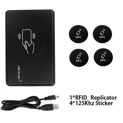 USB karšu lasītājs kopēšanas rakstītājs T5577 karšu lasītājs Rfid kopētājs 125 Khz Em4305 tagu programmētājs deglis Mājas drošības piekļuves kontrole