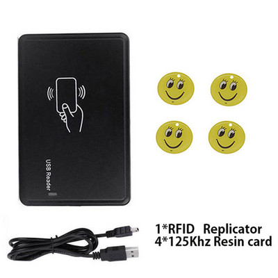 USB karšu lasītājs kopēšanas rakstītājs T5577 karšu lasītājs Rfid kopētājs 125 Khz Em4305 tagu programmētājs deglis Mājas drošības piekļuves kontrole