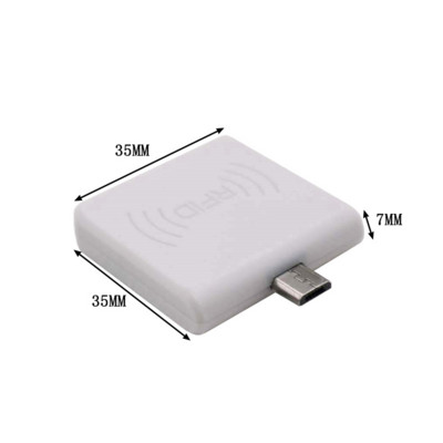 Rfid Smart Chip ID-kaardi lugeja Em4100 Tk4100 märgi võti Otg Read 125khz sildimärgi tugi Windowsi/Android kaardilugeja