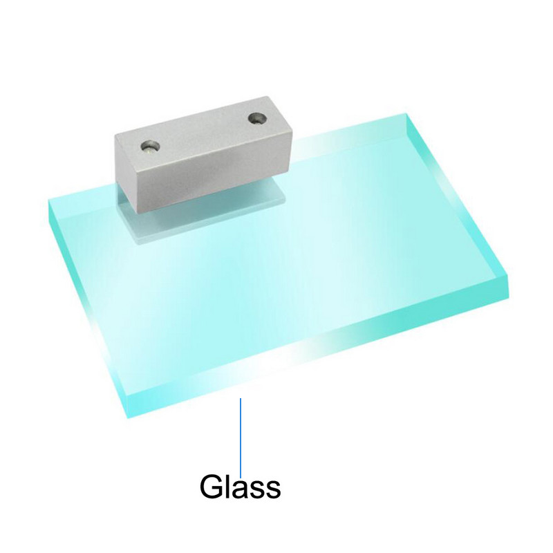 Stikla durvju skavas U kronšteins elektrisko skrūvju slēdzenes durvīm Piekļuves kontroles sistēmas skavas kronšteins bezrāmju stiklam