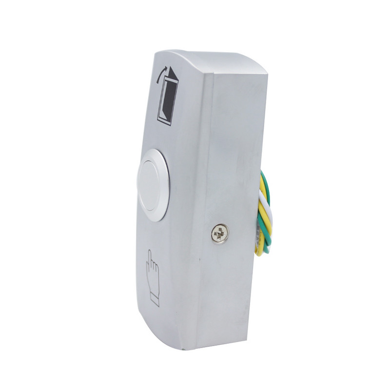 Z35D3 cinka sakausējuma izejas pogas izejas slēdzis durvju piekļuves kontroles sistēmai, durvju spiedes izejas durvju atbrīvošanas pogas slēdzis NC NO COM