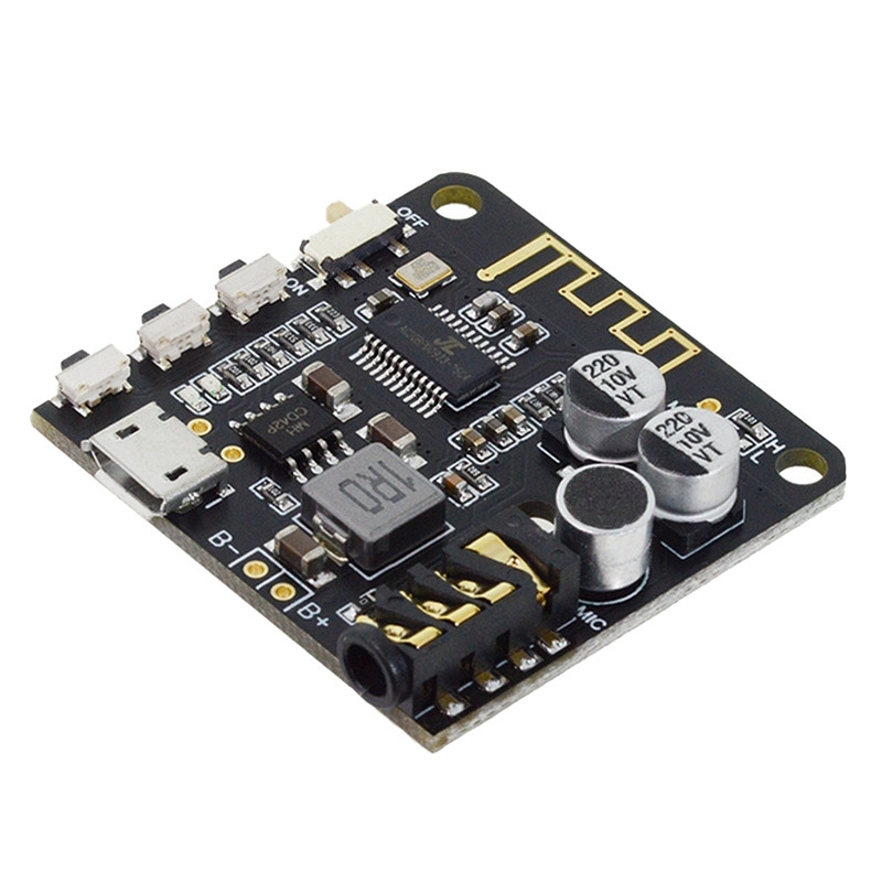 Placă de decodor audio Bluetooth Placă de decodificare audio MP3 cu microfon Difuzor auto fără pierderi Placă amplificator audio DIY receptor audio